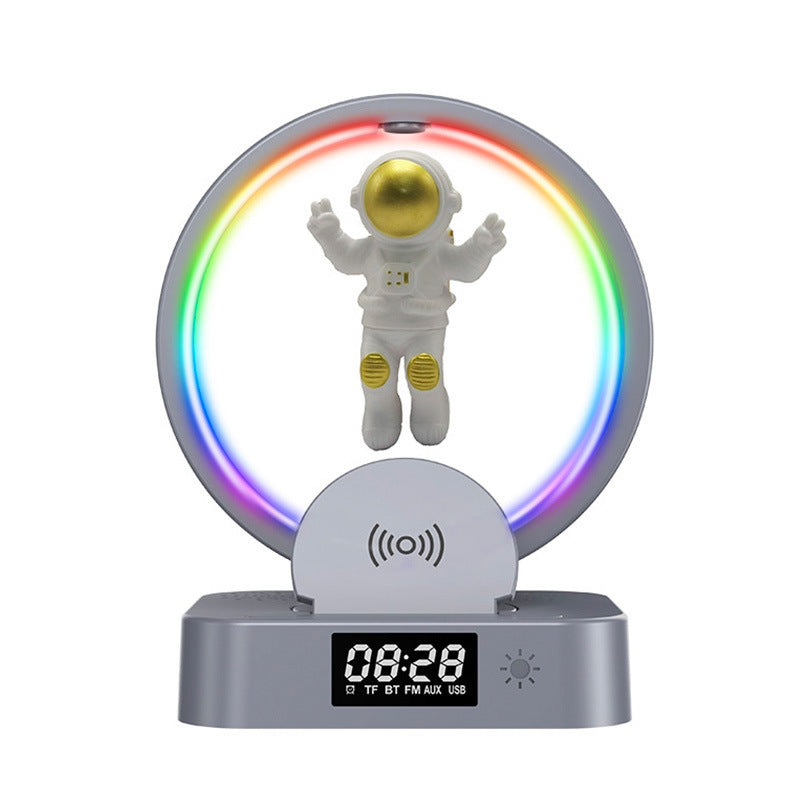 Magnetic Levitation Bluetooth Speaker Astronaut Home RGB Mini Radio TWS Sound Box Outdoor Wireless Subwoofer TF AUX USB